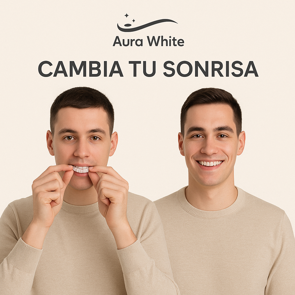 PRÓTESIS DENTALES ADAPTABLES + TIRAS BLANQUEADORA DE REGALO